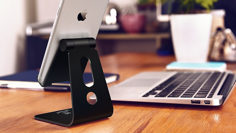 Lamicall Adjustable Phone Stand, $8 with code UVUCS8E3